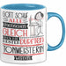 Tonmeisterin Geschenk Becher Tasse Gott Schuf Alle Menschen Gleich Nur Die Besten Durfeten Tonmeisterin Werden Geschenkidee Lustig Blau Trendation