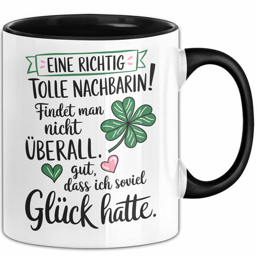 Nachbarin Tasse Geschenk Eine Richtig Tolle Nachbarin Geschenkidee Geburtstag Nachbarin Trendation