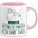 Geschenk für Rhythmische Gymnastin Tasse Lustige Geschenkidee Geburtstag Ich Bin Rhythmische Gymnastin Ich Darf Das Rosa Trendation