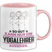 Yogalehrer Geschenk Tasse So Gut Kann Nur Ein Yogalehrer Aussehen Geschenkidee Kaffee-Becher Rosa Trendation