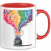 Smoothie Liebhaber Tasse Geschenkidee für Mixer Fan Rot Trendation