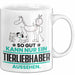 Tierliebhaber Geschenk Tasse So Gut Kann Nur Ein Tierliebhaber Aussehen Geschenkidee Kaffee-Becher Weiß Trendation