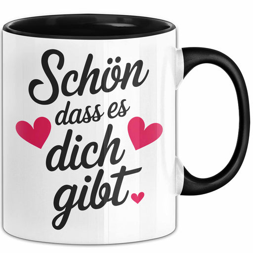 Liebe Tasse Geschenk Schoen Dass Es Dich Gibt Geschenkidee Geburtstag Freundin Trendation