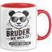 Bruder Tasse Geschenkidee Einen Bruder Wie Mich Zu Haben Rot Trendation