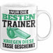 Geschenk Tasse Nur Die Besten Trainer Kriegen Diese Tasse Spruch Geschenkidee Weiß Trendation