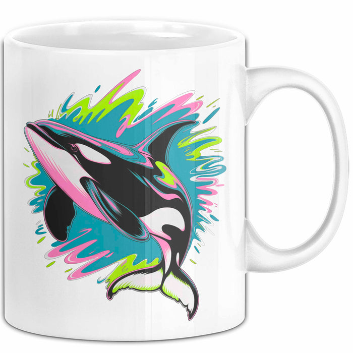 Wal Tier Tasse Geschenk Lustige Geschenkidee Spruch Weiß Trendation