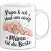 Mama Muttertag Tasse Becher Geschenk Lustige Geschenkidee Spruch Papa Und Ich Sind Uns Einig Mama Ist Die Beste Weiß Trendation
