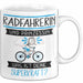 Radfahrerin Und Prinzessin Tasse Geschenk Für Eine Radfahrerin Geburtstag Was Ist Deine Superkraft Weiß Trendation