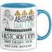 Historikerin Tasse Geschenk Lustig Abstand Halten Hochleistungs-Historikerin Mit Drang Zur Perfektion Bei Der Arbeit Blau Trendation
