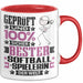 Softballspielerin Geschenk Lustiger Spruch für Softballspielerin Geschenkidee Bester Softballspielerin Der Welt Rot Trendation