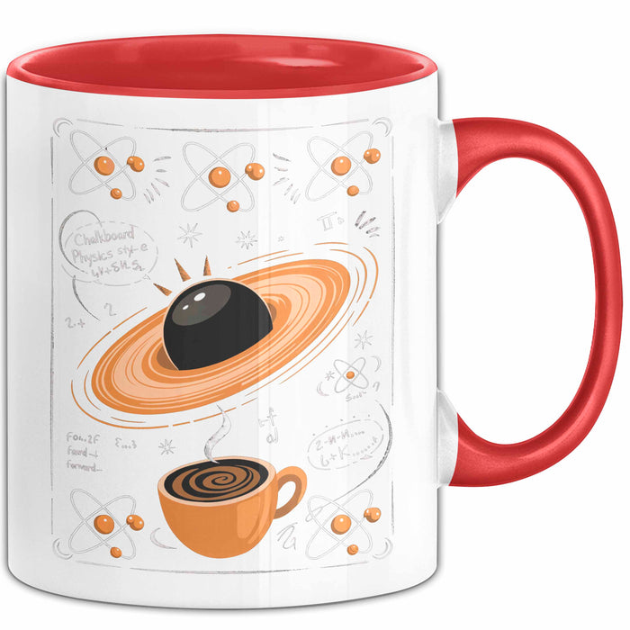 Physiker Tasse Geschenk Lustige Geschenkidee Spruch Für Weltraum Denker Rot Trendation