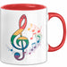 Musikliebhaber Musiker Tasse Geschenk Lustige Geschenkidee Spruch Rot Trendation