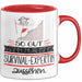 Survival-Expertin Geschenk Tasse So Gut Kann Nur Eine Survival-Expertin Aussehen Geschenkidee Geburtstag Weihnachten Lustig Rot Trendation