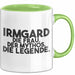 Irmgard Tasse Irmgard – Die Frau. Der Mythos. Die Legende. Geschenk Grün Trendation