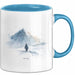 But Why Pinguin Tasse Meme Geschenk Penguin Viral Blau Trendation