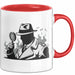 Mystisch Liebhaber Tasse Geschenkidee für Spannungsfreunde Rot Trendation