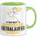 Ultraläufer Geschenk Tasse So Gut Kann Nur Ein Ultraläufer Aussehen Geschenkidee Kaffee-Becher Grün Trendation