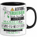 Kung-Fu-Meisterin Tasse Geschenk Lustiger Spruch Bitte Erheben Sie Sich Seine Majestät Die Kung-Fu-Meisterin Betritt Den Raum Schwarz Trendation