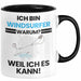 Windsurfer Geschenk Tasse Lustiger Spruch Ich Bin Windsurfer Warum Weil Ich Es Kann Geschenkidee Bester Windsurfer Geburtstag Kaffee-Becher Trendation