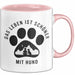 Hund Tierliebhaber Tasse Geschenk Lustige Geschenkidee Spruch Das Leben Ist Schöner Mit Hund Rosa Trendation