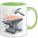 Schmied Tasse Geschenkidee Metallarbeiter Lustiger Spruch Geschenkidee Lustig Grün Trendation