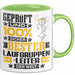 Laufgruppenleiter Geschenk Lustiger Spruch für Laufgruppenleiter Geschenkidee Bester Laufgruppenleiter Der Welt Grün Trendation
