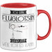 Fluglotsin Tasse Geschenk Ich Bin Fluglotsin Warum Weil Ich Es Kann Geschenkidee Geburtstag Rot Trendation
