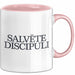 Lateinlehrer Unterricht Tasse Geschenk Lustige Geschenkidee Spruch Salvete Discipuli Rosa Trendation
