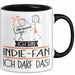 Geschenk für Indie-Fan Tasse Lustige Geschenkidee Geburtstag Ich Bin Indie-Fan Ich Darf Das Trendation