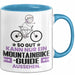 Mountainbike-Guide Geschenk Tasse So Gut Kann Nur Ein Mountainbike-Guide Aussehen Geschenkidee Kaffee-Becher Blau Trendation
