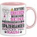 Spaziergänger Geschenk Tasse Lustiger Spruch Erheben Sie Sich Der Spaziergänger Betritt den Raum Rosa Trendation