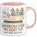Wildtierbeobachterin Tasse Geschenk Lustig Abstand Halten Hochleistungs-Wildtierbeobachterin Mit Drang Zur Perfektion Bei Der Arbeit Rosa Trendation