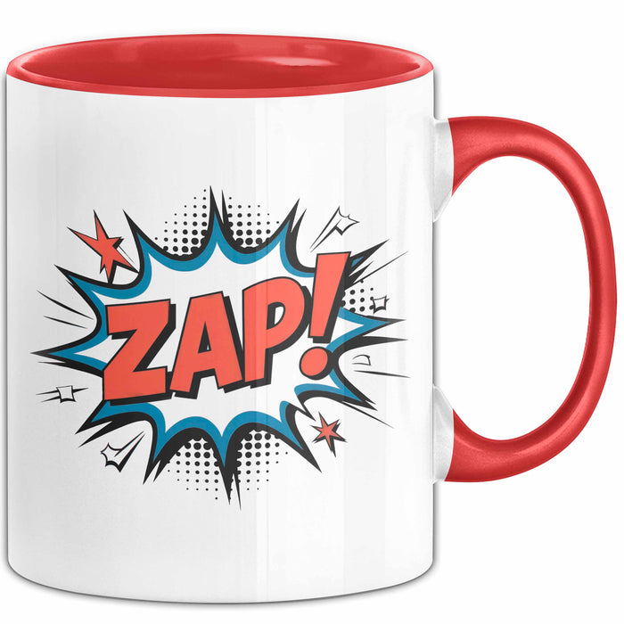 Comiczeichner Tasse Geschenkidee Panel Geschichtenerzähler Rot Trendation