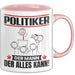 Politiker Tasse Geschenk für Politiker Der Mann Der Alles Kann Geschenkidee zum Geburtstag Trendation