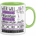 Zoologin Tasse Geschenk Spruch Wer Will Schon Prinzessin Sein Wenn Man Auch Zoologin Sein Kann Grün Trendation