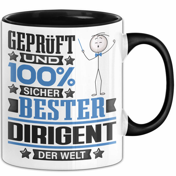 Dirigent Geschenk Lustiger Spruch für Dirigent Geschenkidee Bester Dirigent Der Welt Schwarz Trendation