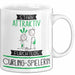 Curling-Spielerin Tasse Geschenk Becher Stark Attraktiv Furchtlos Curling-Spielerin Lustige Geschenkidee Weiß Trendation