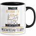 Musikredakteurin Tasse Geschenk Becher Stark Attraktiv Furchtlos Musikredakteurin Lustige Geschenkidee Trendation