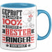 Ringer Geschenk Lustiger Spruch für Ringer Geschenkidee Bester Ringer Der Welt Blau Trendation