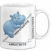 Mathematiklehrer Unterricht Tasse Geschenk Lustige Geschenkidee Spruch Hippotenuse Weiß Trendation