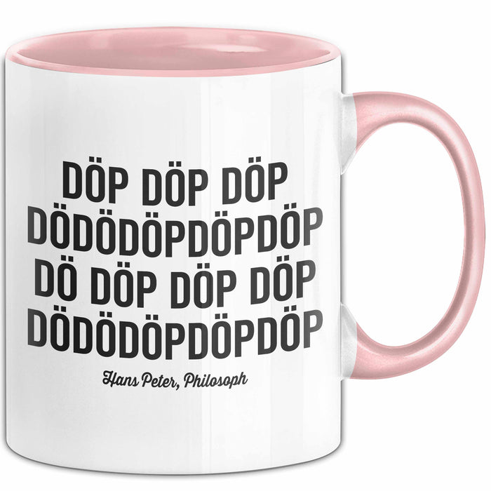 Rave House Musik Festival Party Tasse Geschenk Lustige Geschenkidee Spruch Rosa Trendation