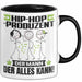 Hip-Hop-Produzent Tasse Geschenk für Hip-Hop-Produzent Der Mann Der Alles Kann Geschenkidee zum Geburtstag Schwarz Trendation