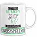 Rugbyspielerin Tasse Geschenk Becher Stark Attraktiv Furchtlos Rugbyspielerin Lustige Geschenkidee Weiß Trendation