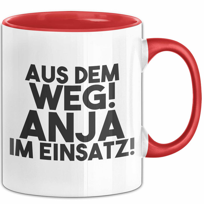 Anja Tasse Aus Dem Weg! Anja Im Einsatz! Geschenk