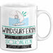 Windsurferin Weil Es Keinen Schöneren Beruf Gibt Tasse Geschenk für Eine Windsurferin Lustig Weiß Trendation