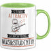 Musikstudentin Tasse Geschenk Becher Stark Attraktiv Furchtlos Musikstudentin Lustige Geschenkidee Grün Trendation