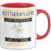 Reittherapeutin Und Prinzessin Tasse Geschenk Für Eine Reittherapeutin Geburtstag Was Ist Deine Superkraft Rot Trendation