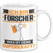 Forscher Tasse Geschenk für Forscher Geburtstag Lustiger Spruch Kaffee-Becher Was Ist Deine Superkraft Weiß Trendation