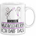 Geschenk für Musiklehrerin Tasse Lustige Geschenkidee Geburtstag Ich Bin Musiklehrerin Ich Darf Das Weiß Trendation