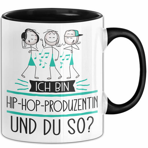 Hip-Hop-Produzentin Tasse Geschenk Ich Bin Hip-Hop-Produzentin Und Du So Geschenkidee Lustiger Spruch Becher Trendation